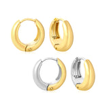 15.5*15mm Hoop Earrings in Gold/Mixed Colors