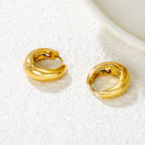 15.5*15mm Hoop Earrings in Gold/Mixed Colors