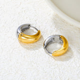 15.5*15mm Hoop Earrings in Gold/Mixed Colors