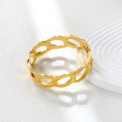 W17.7*ID60mm Bracelet Steel/Golden asonjewelry