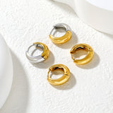 15.5*15mm Hoop Earrings in Gold/Mixed Colors