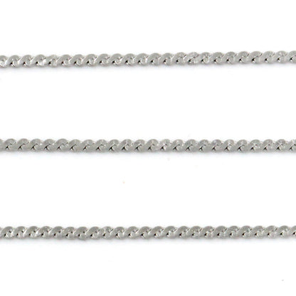 ASON 10pcs / 2mm*45cm 50cm 55cm 60cm S-Shape Stainless Steel Chains asonjewelry