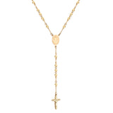 1-Golden Jesus Chain-6MM