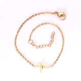 Steel color gold current pendant accessories bracelet without diamonds 12mm 18+3cm