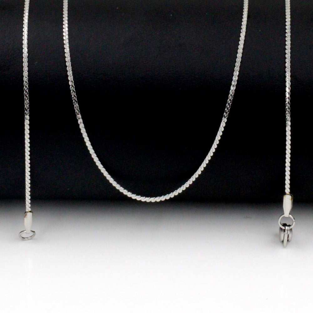 ASON 10pcs / 2mm*45cm 50cm 55cm 60cm S-Shape Stainless Steel Chains asonjewelry
