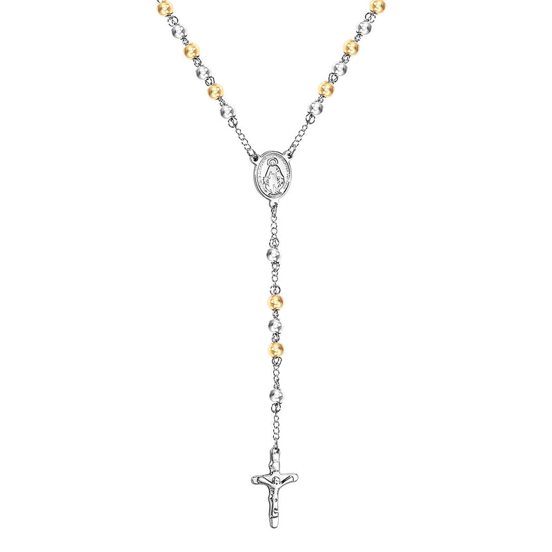 2-Golden Jesus Chain-6MM