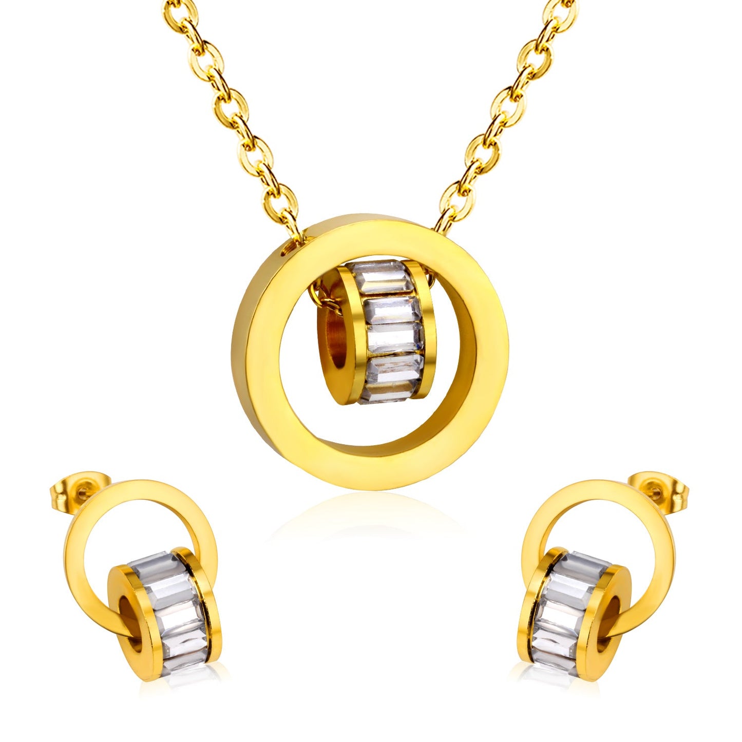 Gold Bezel Set with Black, White & Pink Diamonds asonjewelry