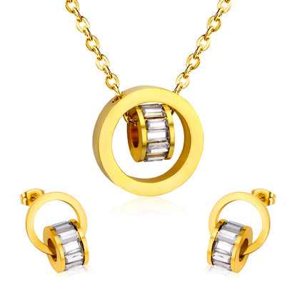 Gold Bezel Set with Black, White & Pink Diamonds asonjewelry