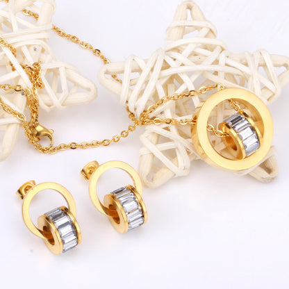 Gold Bezel Set with Black, White & Pink Diamonds asonjewelry