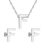 Steel/Gold Cut Letters Set without Diamonds A-Z