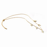 ASON Moon and Star Pendant Necklaces Gold Color Stainless Steel Chain for Women Girls Fashion Jewelry Accessories Gift
