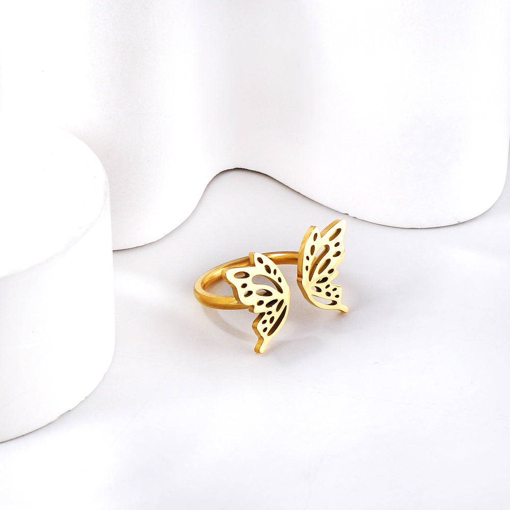 ASON Polished Butterfly Ring asonjewelry