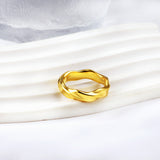 Stainless Steel Ring Mobius Endless Wave Ring Stainless Steel Jewelry Manufacturer