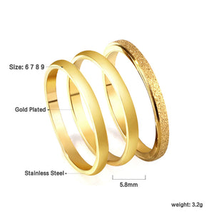 Stainless steel open ring single band jump ring hanging ring finger ring