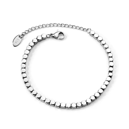 Lots of small squares make up accessories soft bracelet 15+5cm asonjewelry