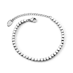 Lots of small squares make up accessories soft bracelet 15+5cm