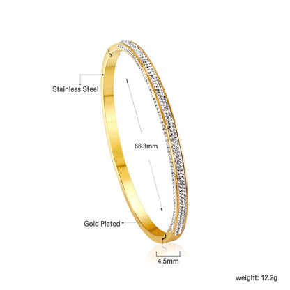 Sparkling bracelet with many small diamonds on its surface asonjewelry