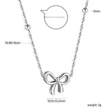 Collar Colgante Lazo 40+5cm