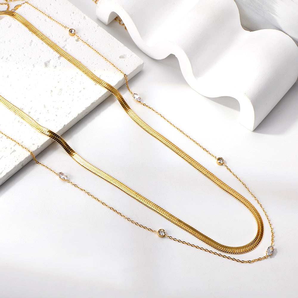 10pcs with diamond chain + matching chain double waist chain 75+73+25cm asonjewelry