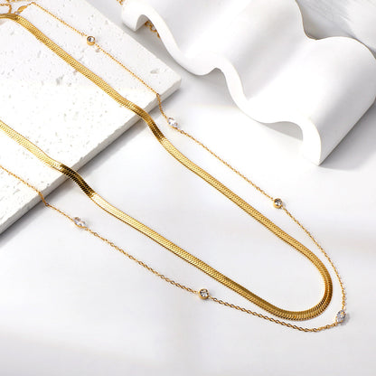 10pcs with diamond chain + matching chain double waist chain 75+73+25cm asonjewelry