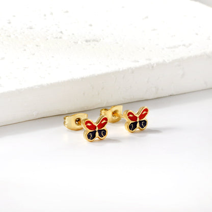 Butterfly Shape Mixed Color Cut Earrings asonjewelry
