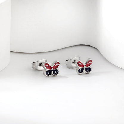 Butterfly Shape Mixed Color Cut Earrings asonjewelry