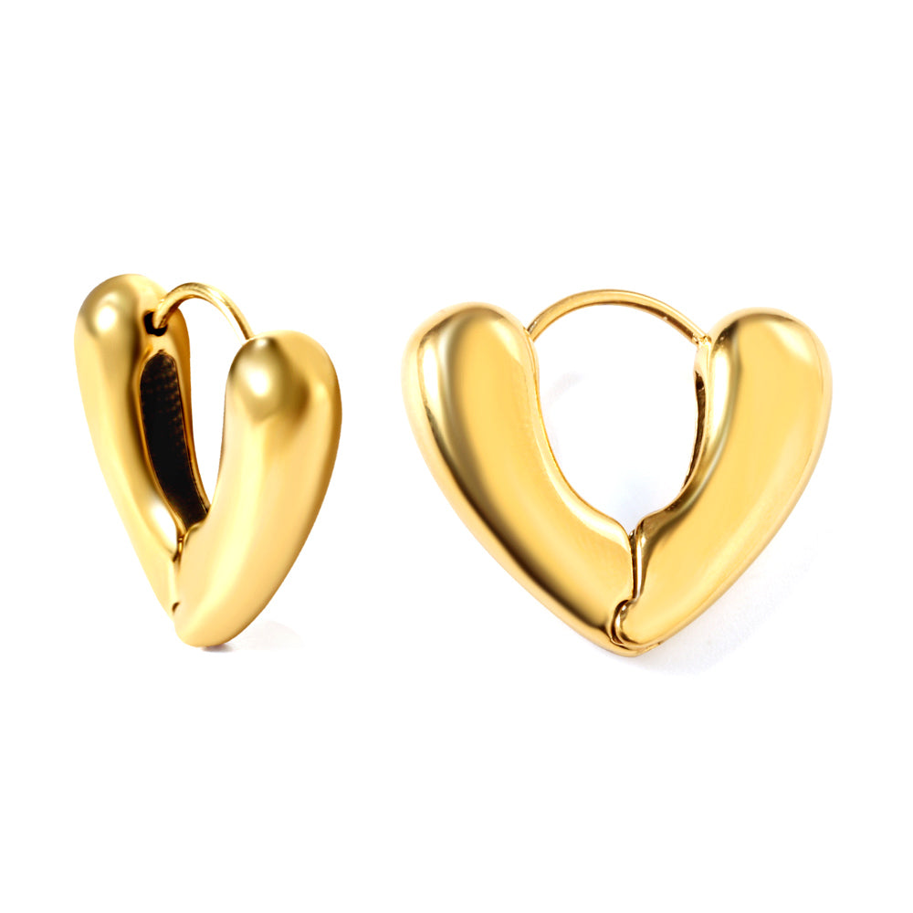 Heart shaped earring clasp 6*24.6*21.5mm asonjewelry