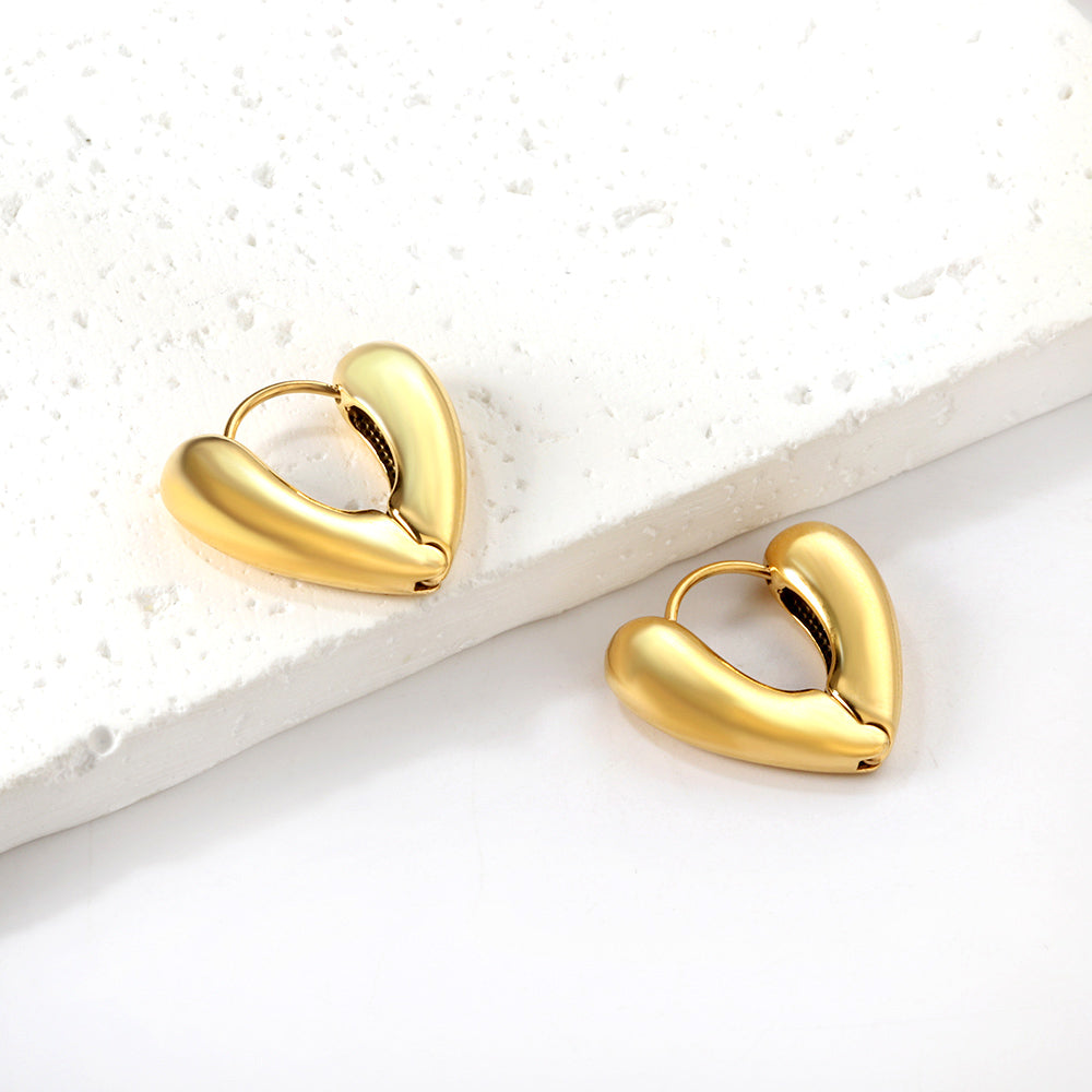 Heart shaped earring clasp 6*24.6*21.5mm asonjewelry