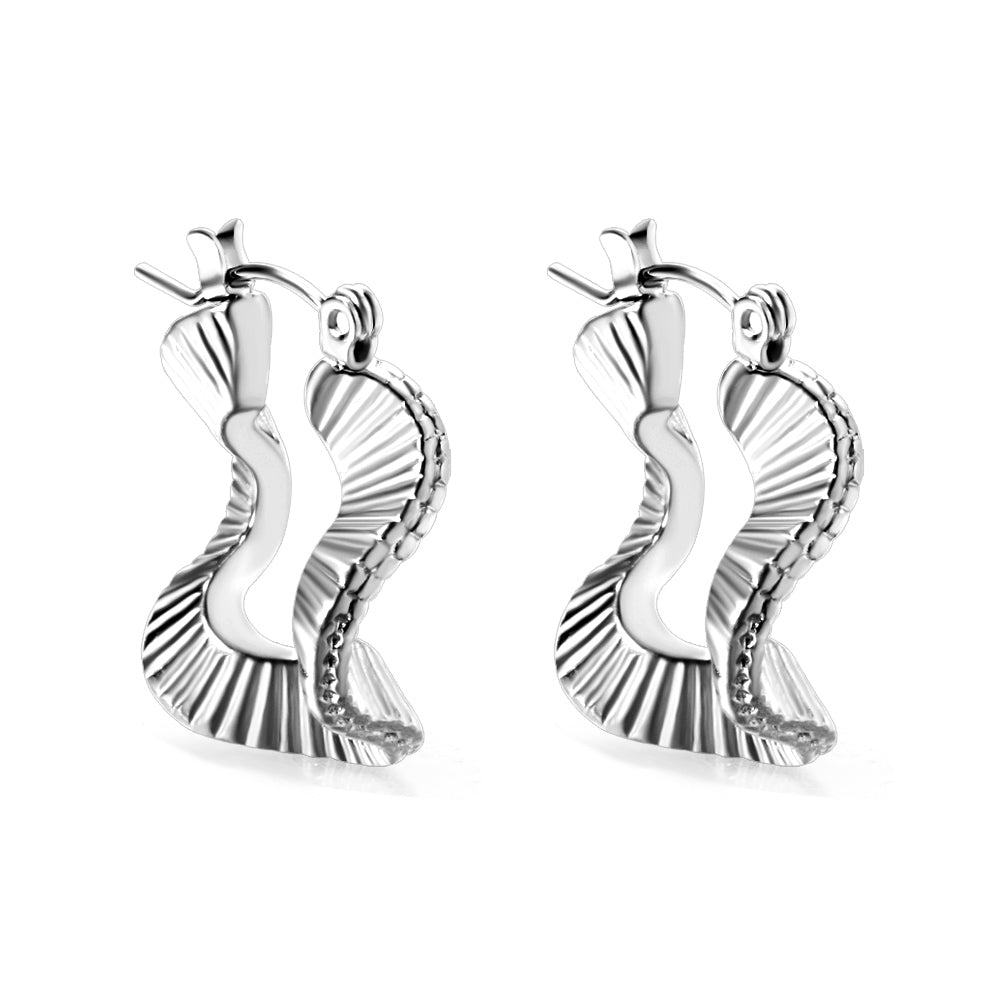 Special-shaped ear buckle 2*20*25.5mm asonjewelry