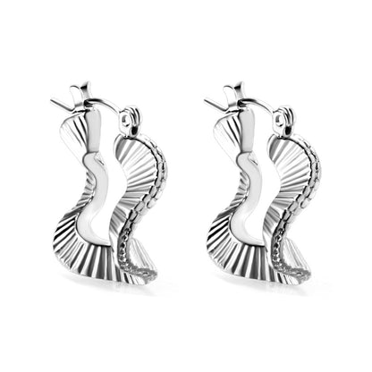 Special-shaped ear buckle 2*20*25.5mm asonjewelry