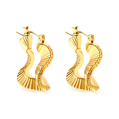 Special-shaped ear buckle 2*20*25.5mm asonjewelry