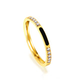 Light luxury diamond ring stainless steel ring wholesale