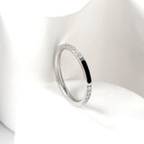 Light luxury diamond ring stainless steel ring wholesale