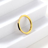 Light luxury diamond ring stainless steel ring wholesale