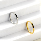 Light luxury diamond ring stainless steel ring wholesale