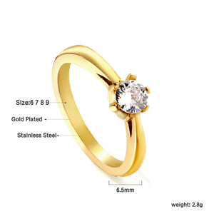 Stainless steel ring hollowed out with diamond ring manufacturers