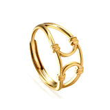 Simple niche design knotted winding index finger girls