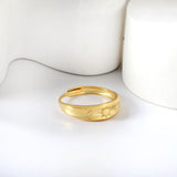 Gold Creative Small Sun Ladies Ring