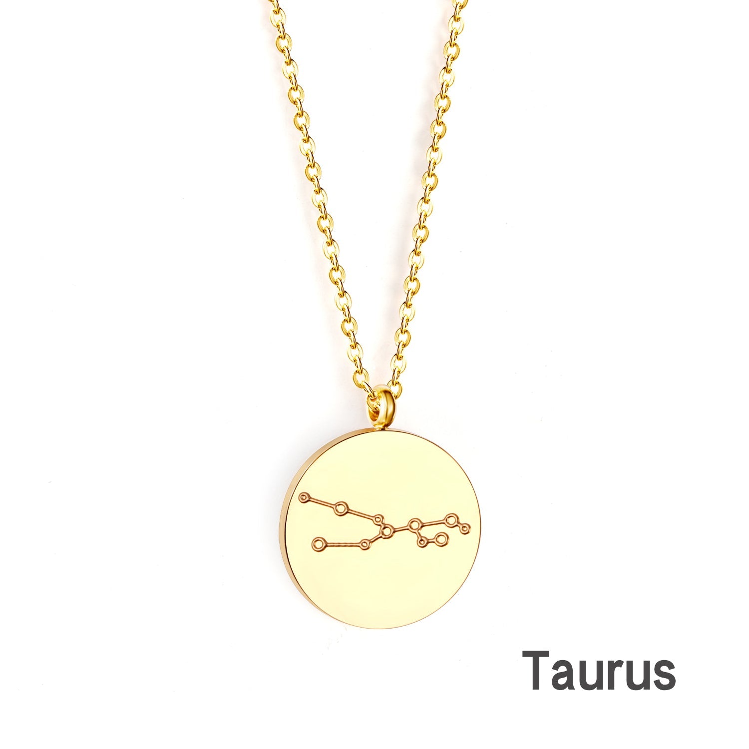 12 Zodiac Signs Virgo & Aquarius & Pisces & Gemini & Scorpio & Libra & Aries & Taurus & Cancer & Capricorn & Leo & Sagittarius Pendant Necklace asonjewelry