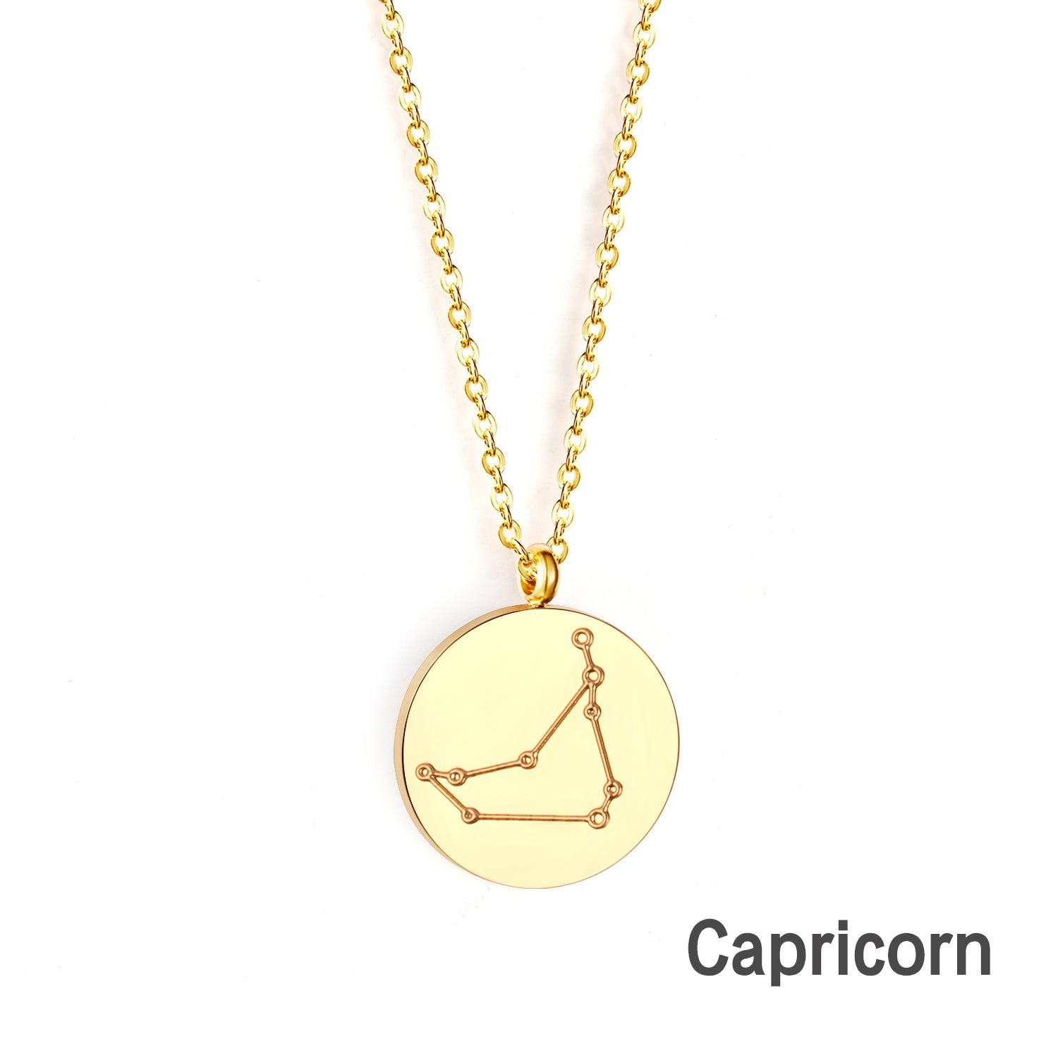 12 Zodiac Signs Virgo & Aquarius & Pisces & Gemini & Scorpio & Libra & Aries & Taurus & Cancer & Capricorn & Leo & Sagittarius Pendant Necklace asonjewelry
