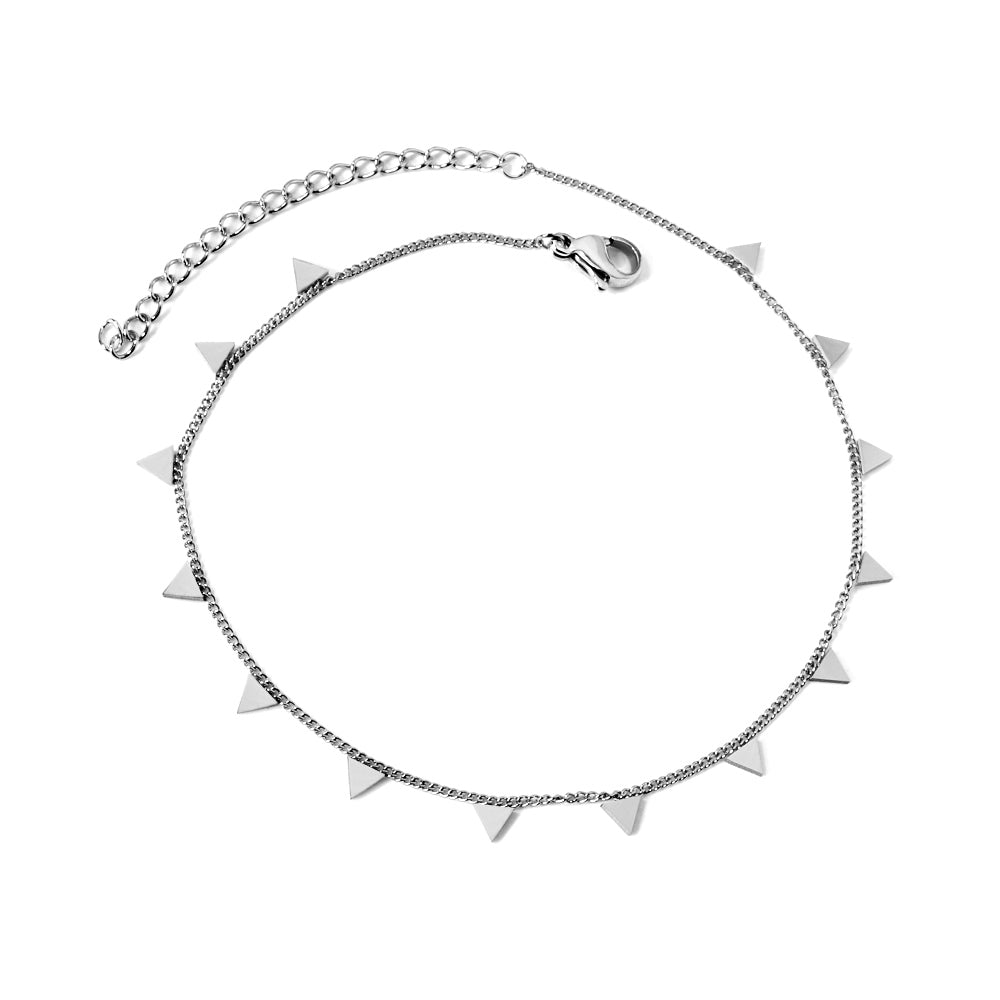 14 Triangle Accessories Anklet 21+5cm asonjewelry