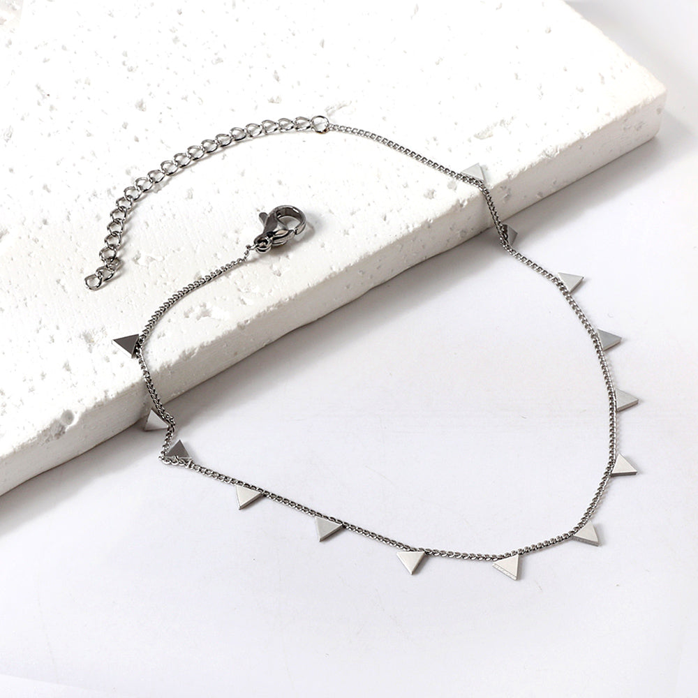 14 Triangle Accessories Anklet 21+5cm asonjewelry