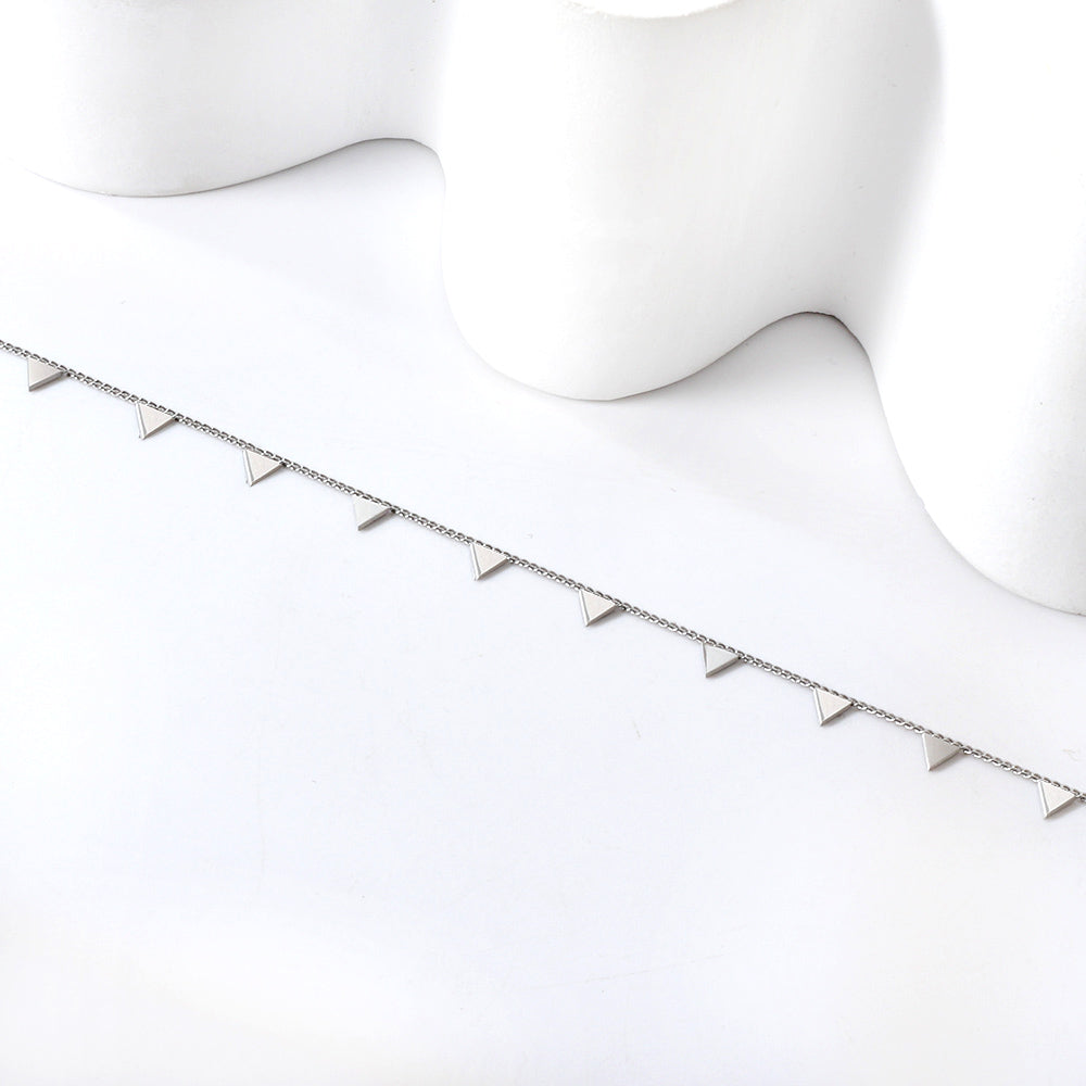 14 Triangle Accessories Anklet 21+5cm asonjewelry