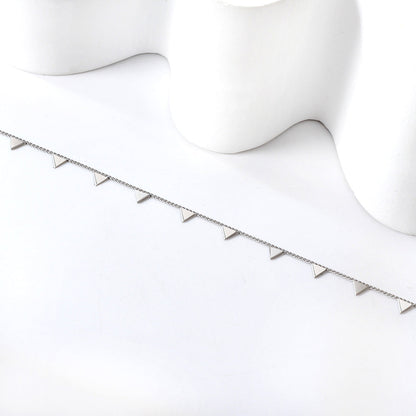 14 Triangle Accessories Anklet 21+5cm asonjewelry