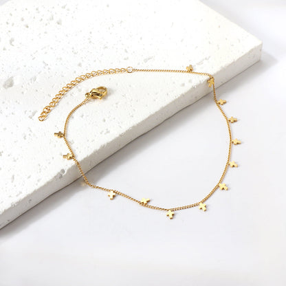 14 Crosses Accessories Anklet 21+5cm asonjewelry