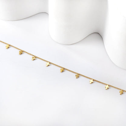 14 Crosses Accessories Anklet 21+5cm asonjewelry
