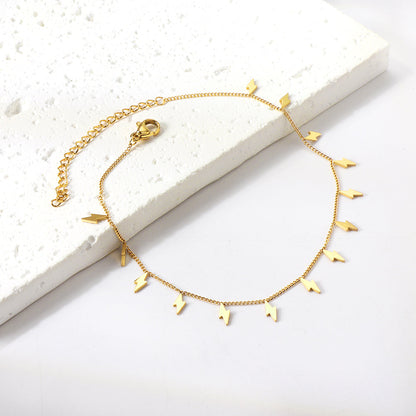 14 Lightning Accessories Anklet 21+5cm asonjewelry