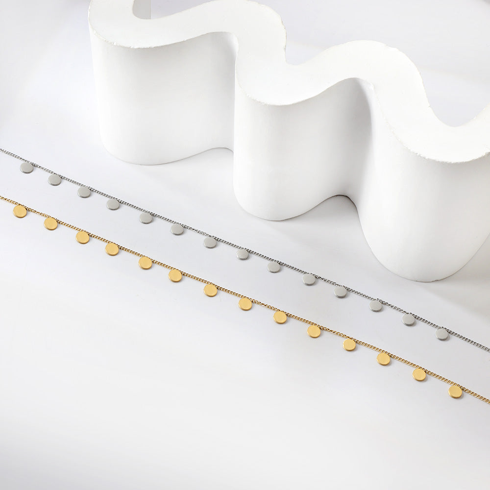 14 Round Accessory Anklet 21+5 cm asonjewelry