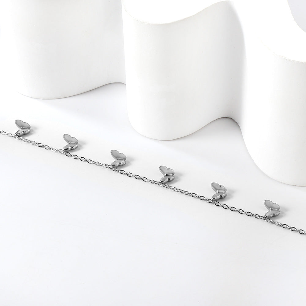 6 Butterfly Accessories Anklet 20+5cm asonjewelry
