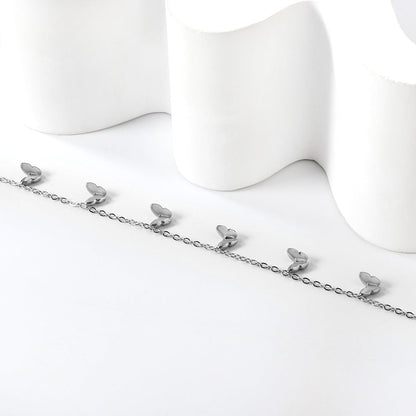 6 Butterfly Accessories Anklet 20+5cm asonjewelry